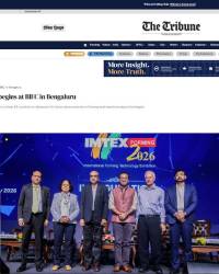 IMTEX Forming 2026 Tribune India news